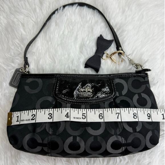 COACH y2k Black Signature Canvas Mini Purse Wristlet - Picture 12 of 12